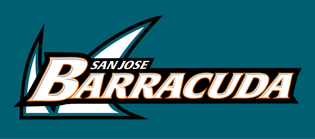 San Jose Barracuda 2015-2018 Wordmark Logo v2 iron on transfers for clothing